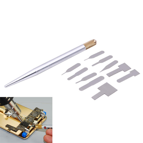 10 in 1 IC Chip Repair Thin Blade Tool Cell Phone CPU Remover Burin Pratical Repair Hand Tool for iP