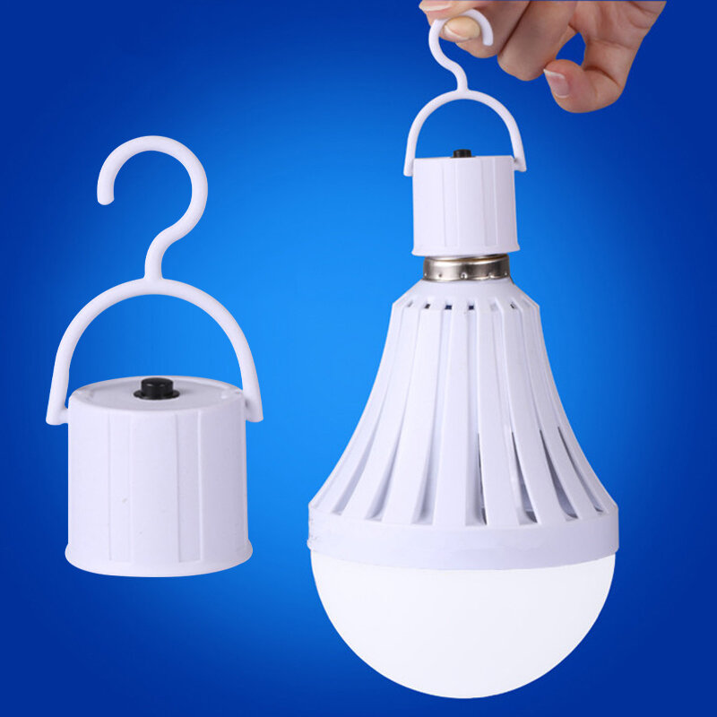5W 7W 9W 12W 15W Portable Spotlights Rechargeable E27 Led Light Bulb Light Bulb Water The Smart Emer
