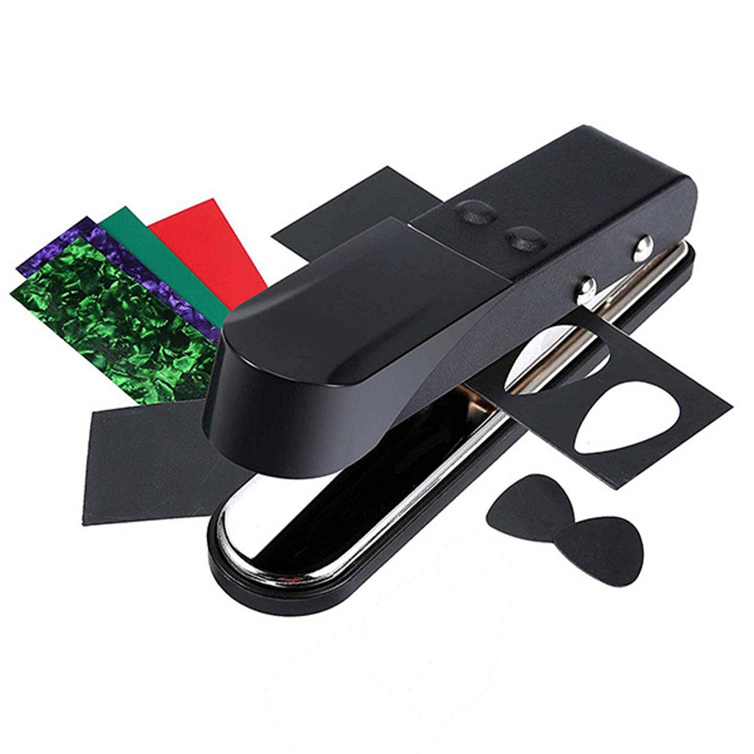 DIY Punch Gitaar Pick Maker Pick Plastic Card Cutter Tool Machine Kit Hoge kwaliteit