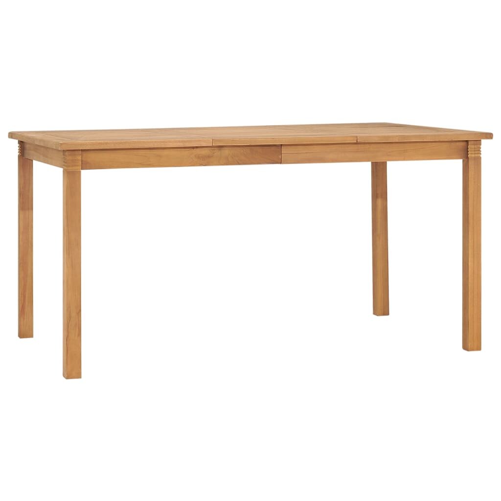 

Garden Dining Table 59.1"x35.4"x29.5" Solid Teak Wood