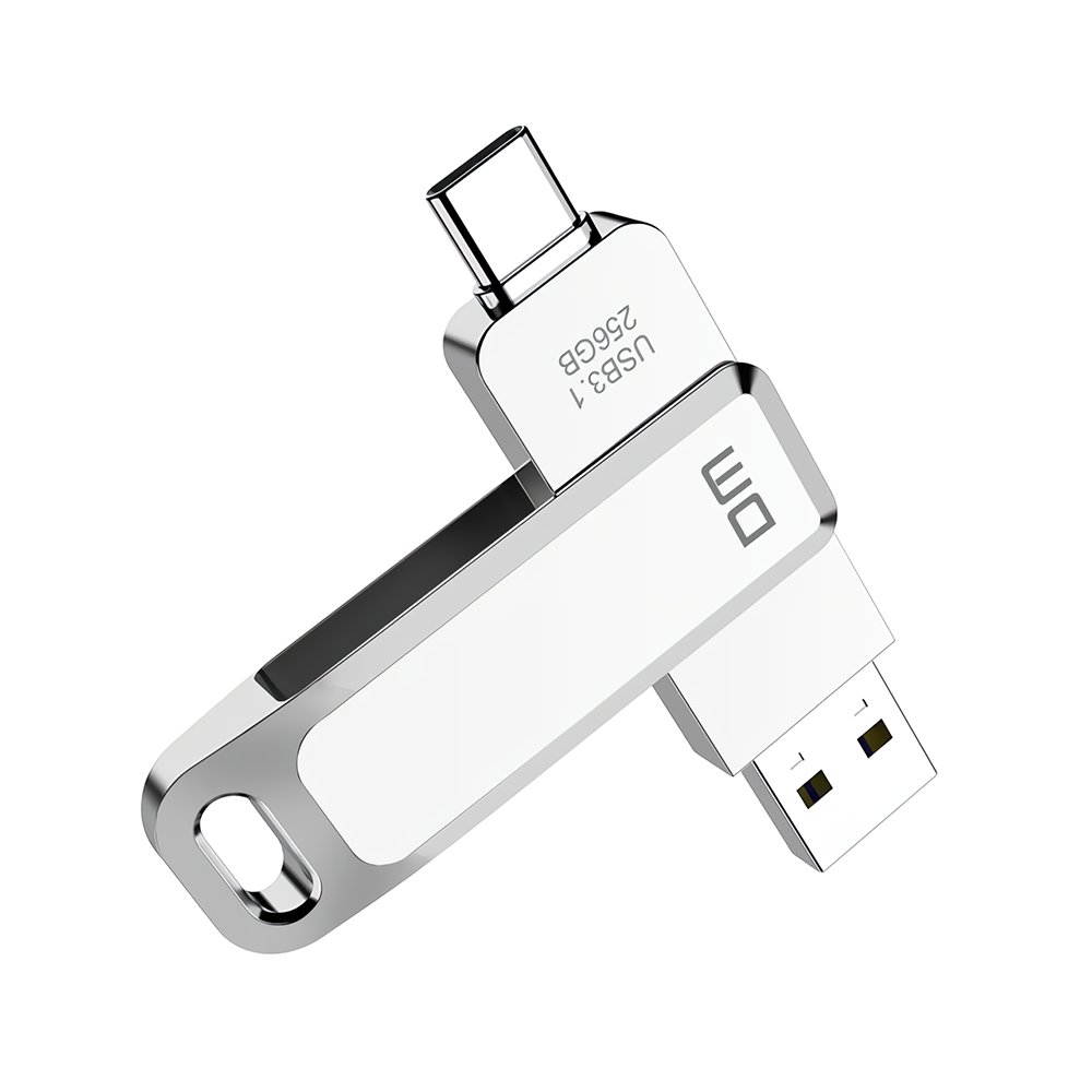 DM 2 in 1 Type-C & USB3.1 Flash Drive Dual Interface OTG-geheugen Flash Schijf 32G 64G 128G 256G 360