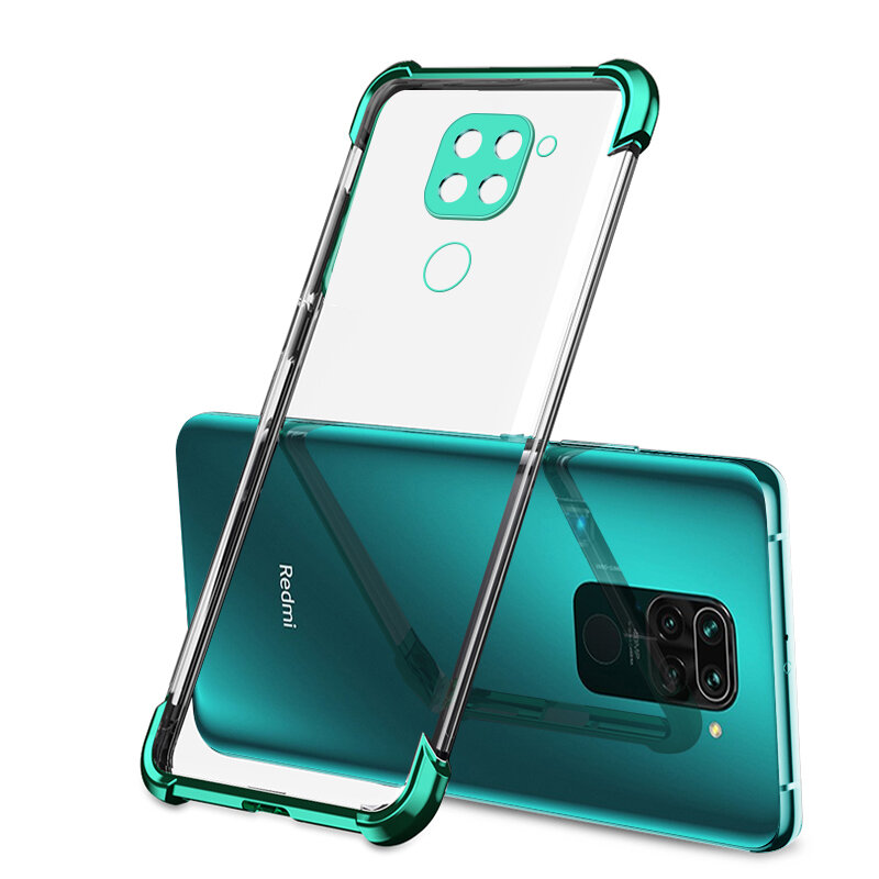

Bakeey for Xiaomi Redmi Note 9 / Redmi 10X 4G Case 2 in 1 Plating with Airbag Lens Protector Ultra-Thin Anti-Fingerprint