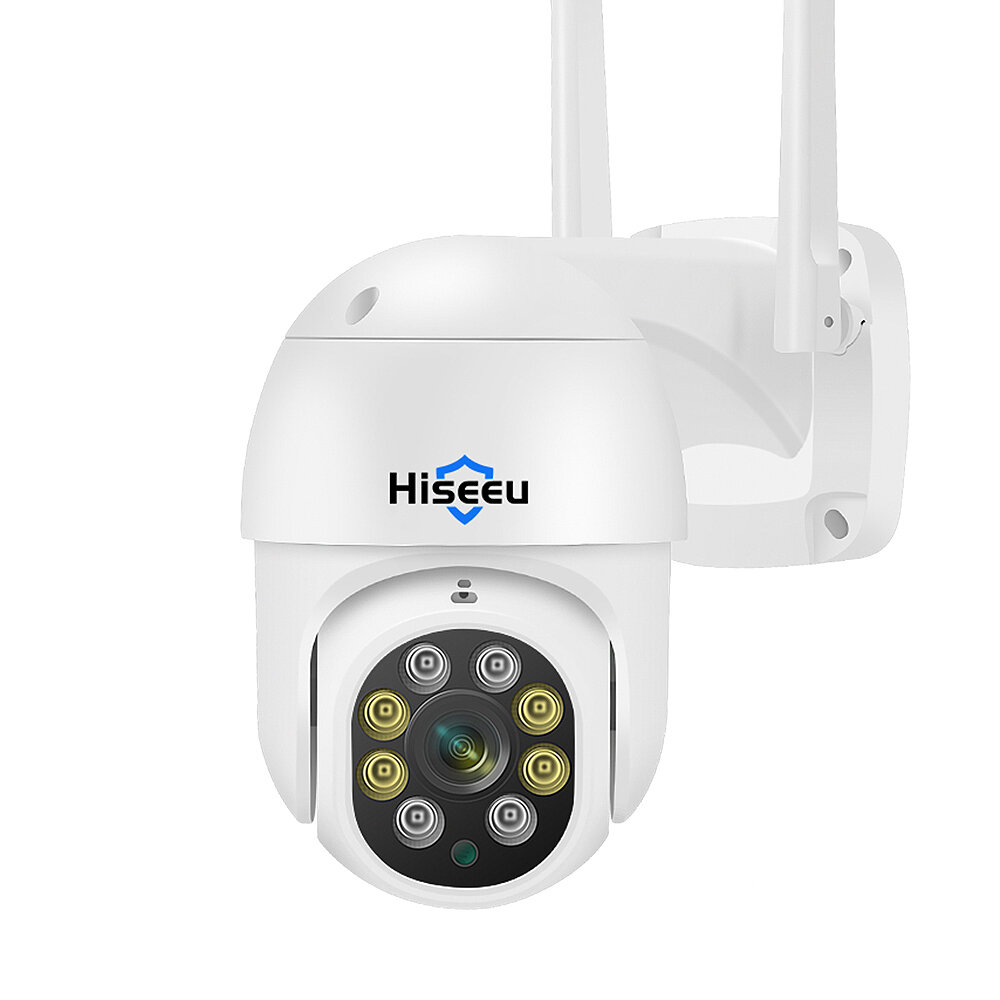 Hiseeu WHD318 8MP WiFi Camera Intelligent Night Vision Two-way Audio AI Human Detection IP66 Waterproof Support TF Card