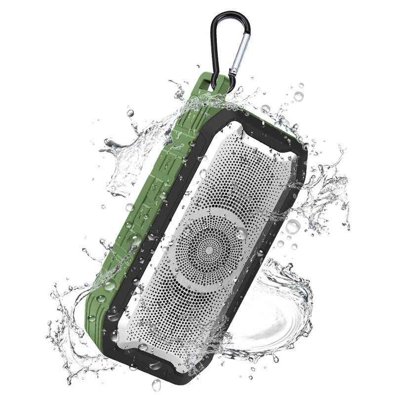 Bakeey X3 Bluetooth-luidspreker Super Bass Stereo Surround Sound FM-radio TF-kaart Boombox AUX-In IPX7 Waterdicht 1200 mAh Draagbare buitensoundbar met microfoon