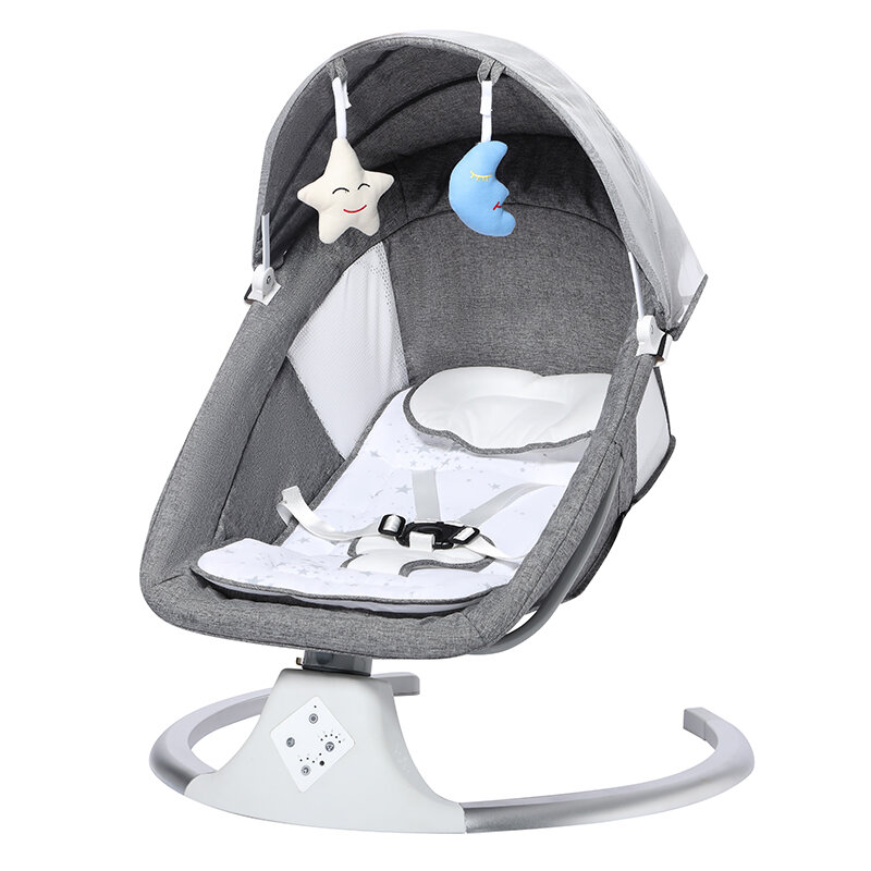 

[EU Direct] Dearest Baby Smart Electric Rocking Chair Sleeping Cradle Bed Child Comfort Chair Reclining Children Bouncer