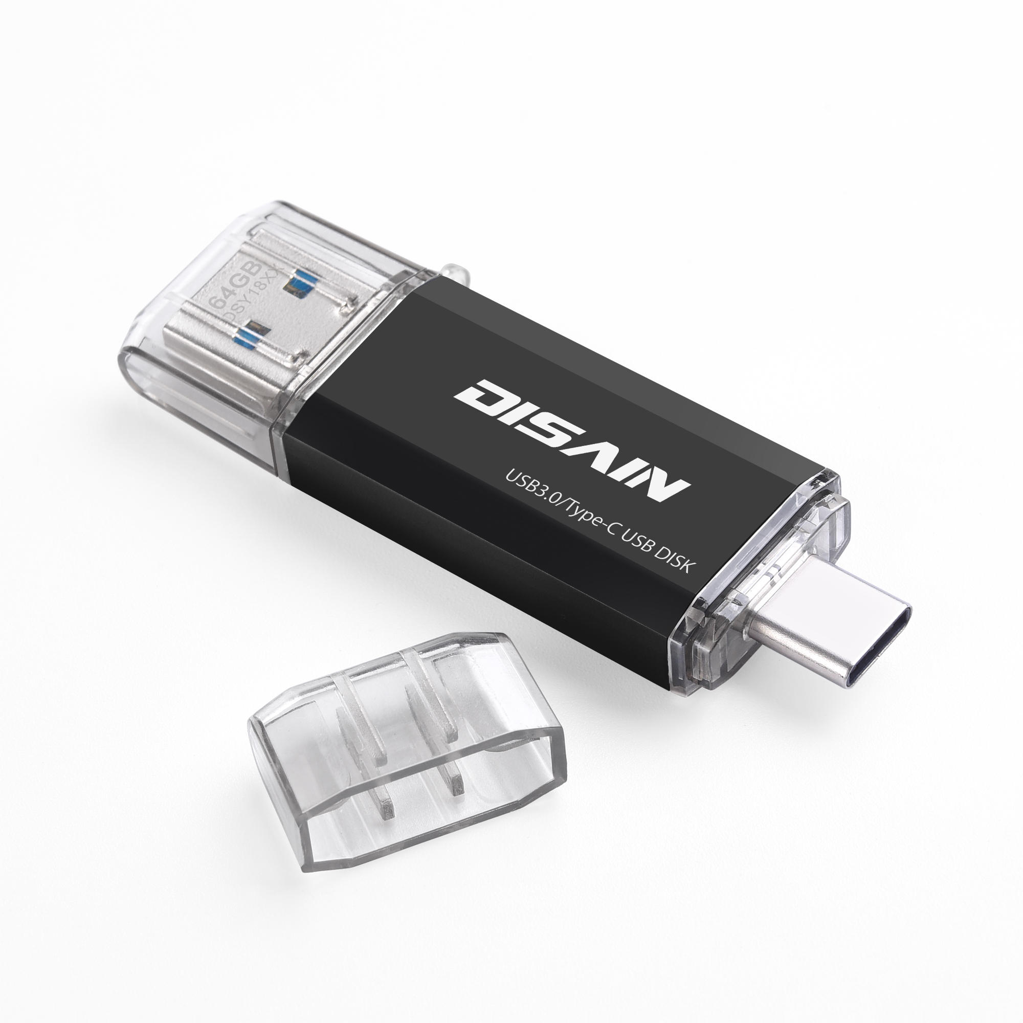 DISAIN T3 Type-C/USB3.0 OTG Flash Drive Mobile Computer Dual-Use U Disk 64GB 128GB USB-C USB Memory Disk