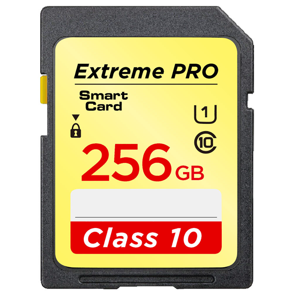 

Extreme Pro SD Card 256GB 128GB 64GB 32GB Flash Memory Card C10 High-speed SDXC SDHC Card for Canon for Sony SRL Camera