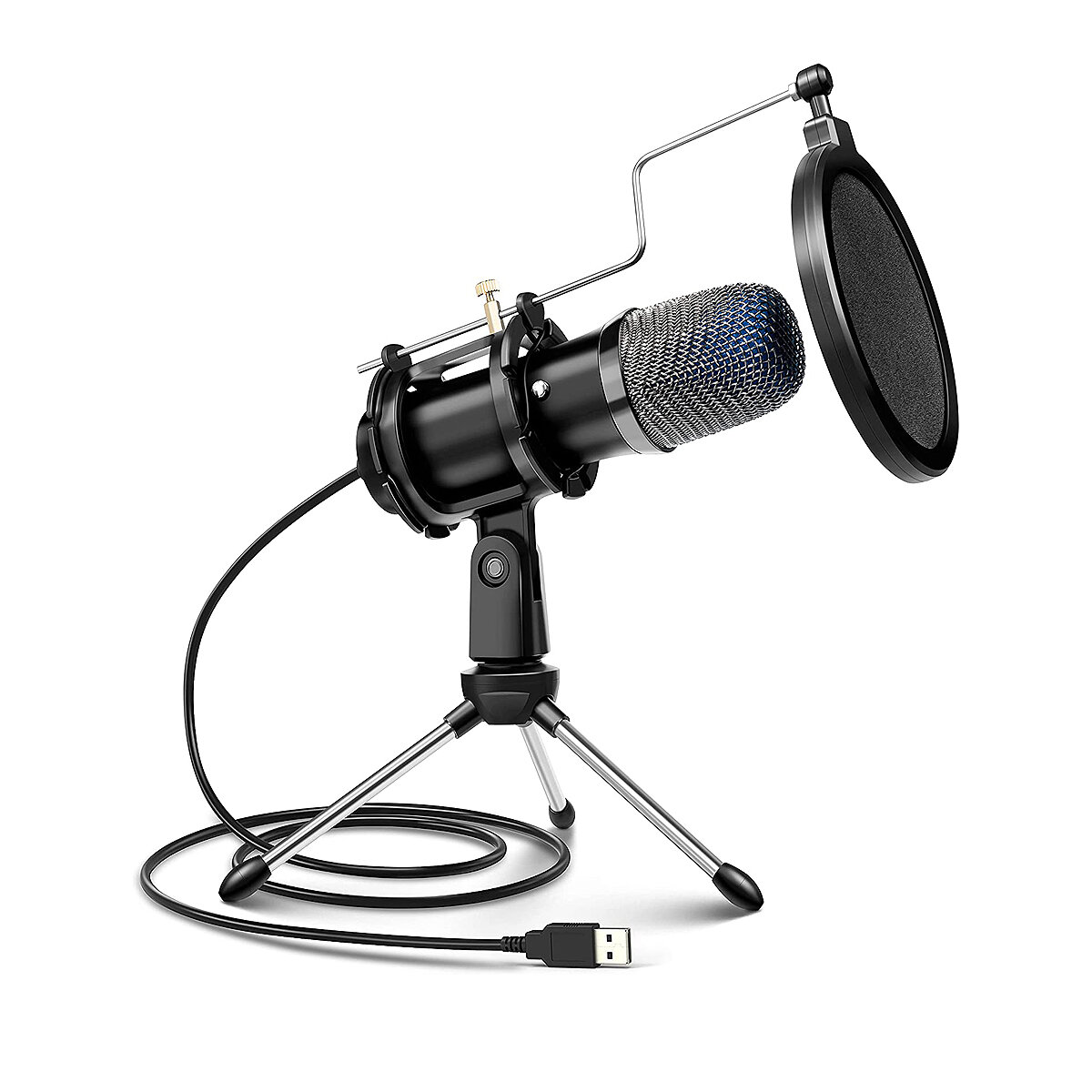 Στα 49.22 € από αποθήκη Κίνας | ELECTRIC GIANT USB Microphone Noise Reduction Smart Control Stable Stand Voice Recording Microphone for PC