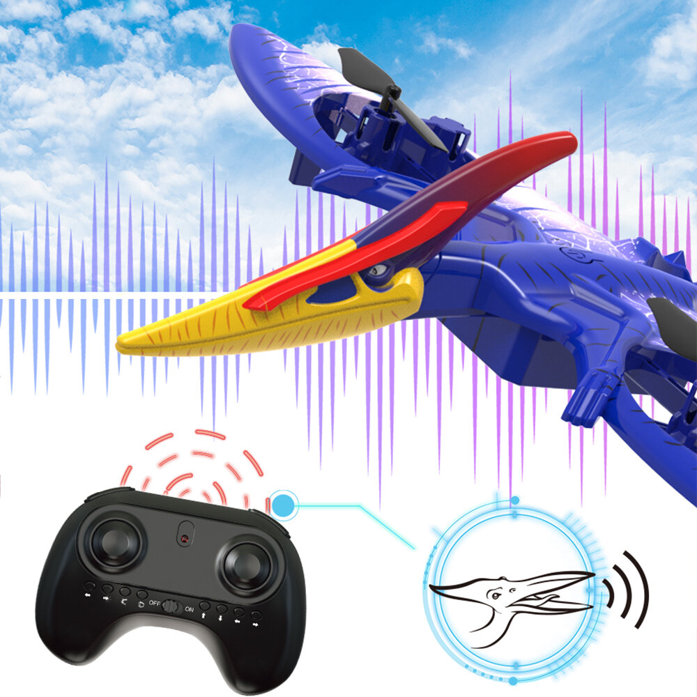 Funsky Pterodactyl Flying Simulation Sound 2.4G Altitude Hold Headless Mode LED EVA RC Drone Quadcopter RTF