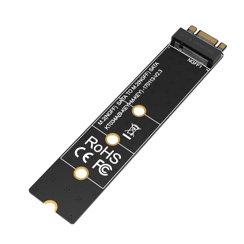 MAIWO KT034A M.2 NFGG SATA to M.2 NGFF SATA SSDコンバーターカードハードディスクアダプター（テスト読み書き保護用）