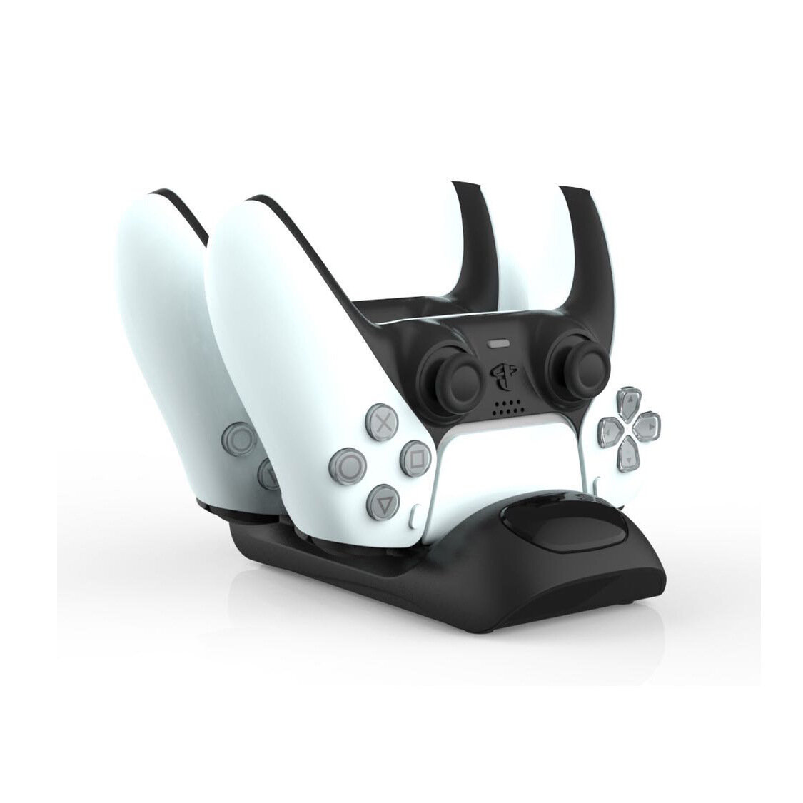 

KJH PS5 Game Controller Charging Base Charger Dock Stand for PS5 Wireless Gamepad Dual Charger Station with LED Light