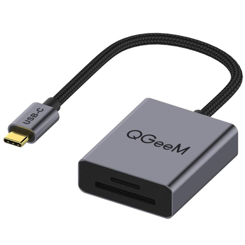 

QGeeM QG-ST06 USB-C to SD/TF Card Reader HUB Type-C Convertor Adapter For iPad Pro MacBook