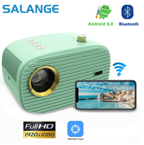 

Salange Mini Projector Portable P28 1280*720 Pixels Smartphone Casting Projetores For Video Game Android Home Theater PK