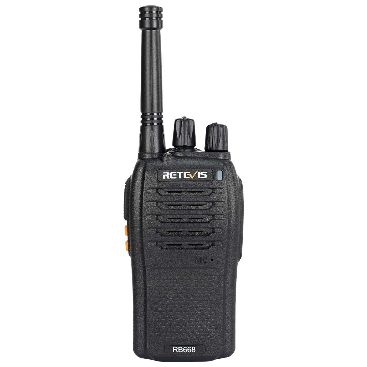 

RETEVIS RB668 400-470MHz 16 Channels Walkie Talkie with LED Flashlight 1200mAh Type-C Charging Portable Mobile Two-way R