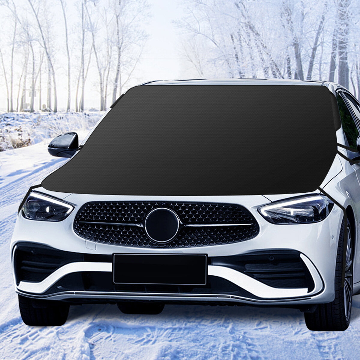 

Car Windshield Cover Sunshade Visor Frost Freeze Snow Cover Protection Snow Shield Front Windshield Cover Sun Visor Anti