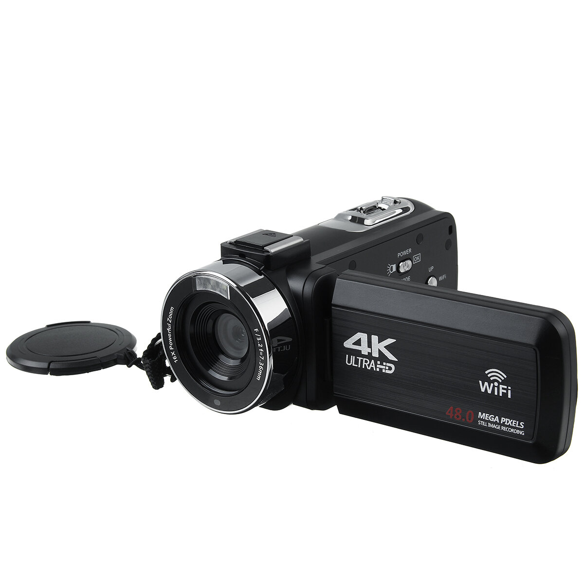 4K Ultra HD 30MP 18X Zoom WIFI Digital Video Camera DV Camcorder 270 Degree Rotation Touch Screen Video Recording Camera
