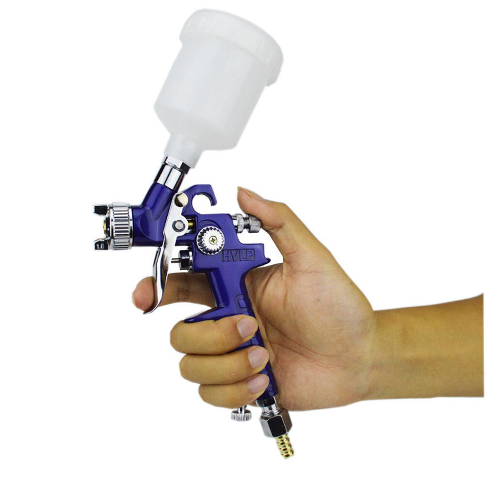 0.8mm / 1.0mm Mondstuk H-2000 Professionele HVLP Spray G un Mini Air Verfspuitpistolen Airbrush Voor