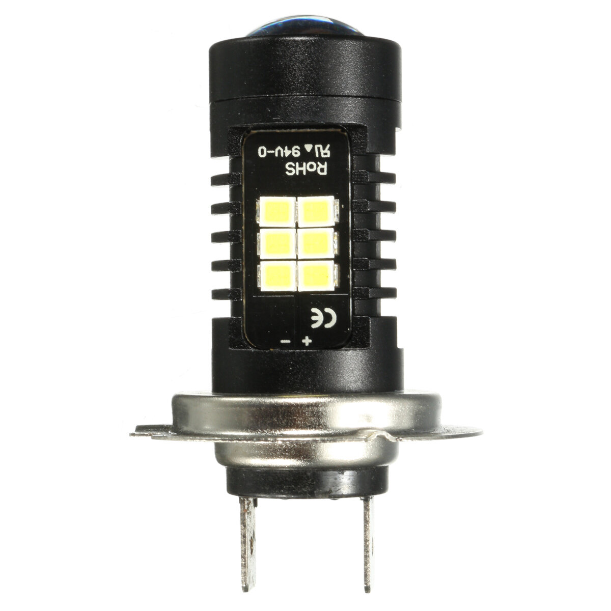 H4 H7 H11 9005 9006 H8 LED-auto-mistlamp Dagrijverlichting DRL-lamp 21-SMD 12V 21W met lens 6000K wi