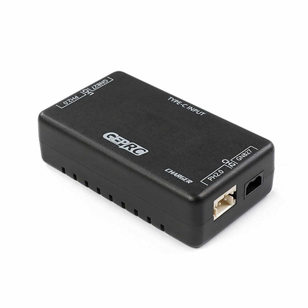 GEPRC GEP-C1 Type-C 1S LiHV Charger GNB27 PH2.0 Dual Port