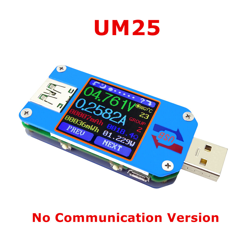 best price,bakeey,um25,usb2.0,voltage,current,cable,resistance,tester,discount