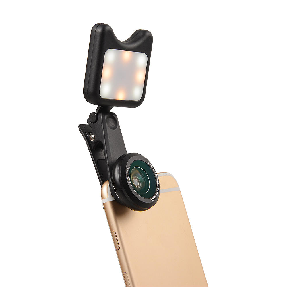 

Apexel APL-3663FL Универсальный светодиодный заполняющий свет Selfie Wide Angle Macro Объектив для планшета для мобильно