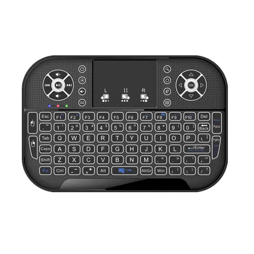 Wechip A8 92 Keys Wireless Keyboard Air Mouse Backlight 2.4GHz Touchpad Handheld for TV BOX Mini PC