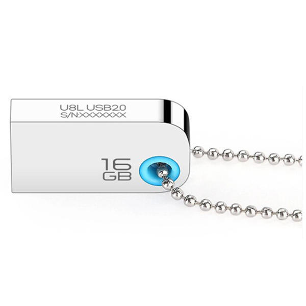 Eaget U8L 32G USB2.0Flashドライブ8G16GポータブルUSBディスク防水メモリディスク（キーリング付き）
