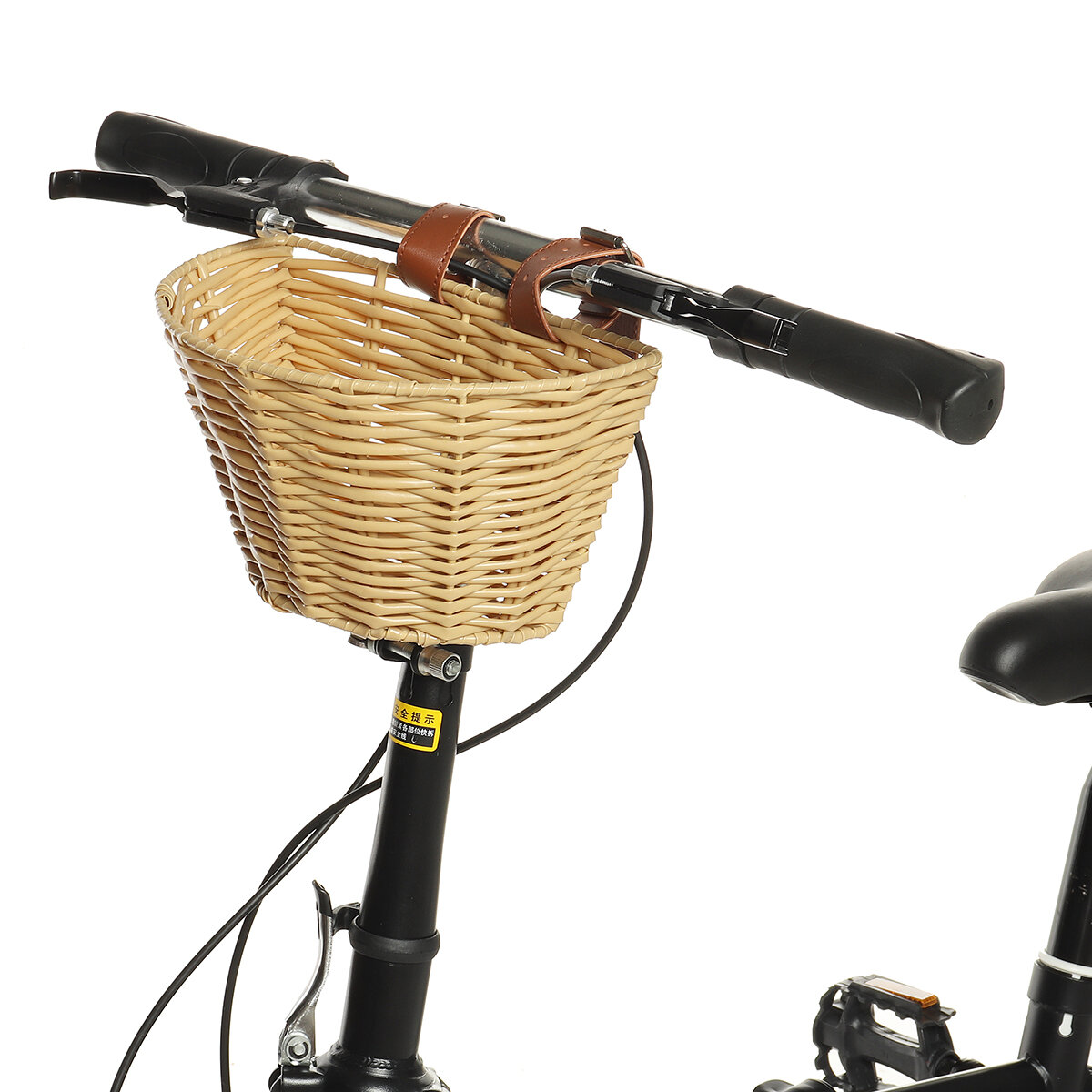 

Винтажная плетеная детская велосипедная корзина из ротанга, передняя корзина для хранения велосипедов, На открытом возду
