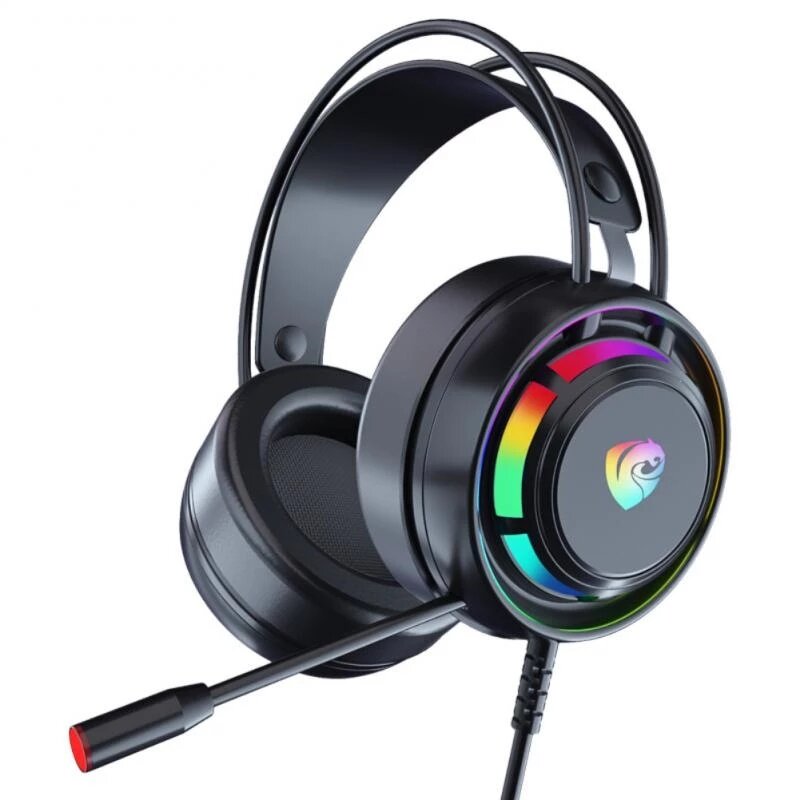 PANTSAN PSH-300 Gaming Headset 7.1 Surround Sound met RGB-licht Ruisonderdrukkende microfoon Gaming-