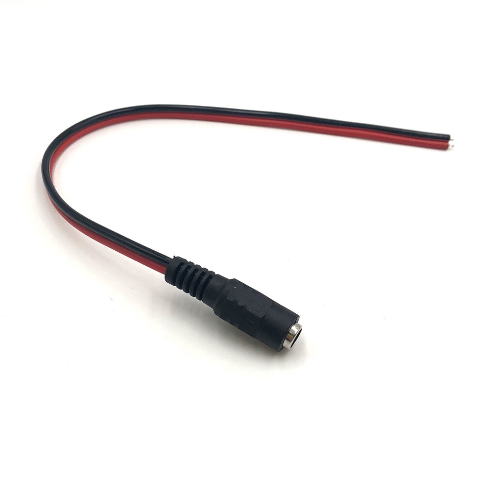 12V DC Female Connector Power Cable Wire 5.5x2.1mm voor Fatshark FPV-bril