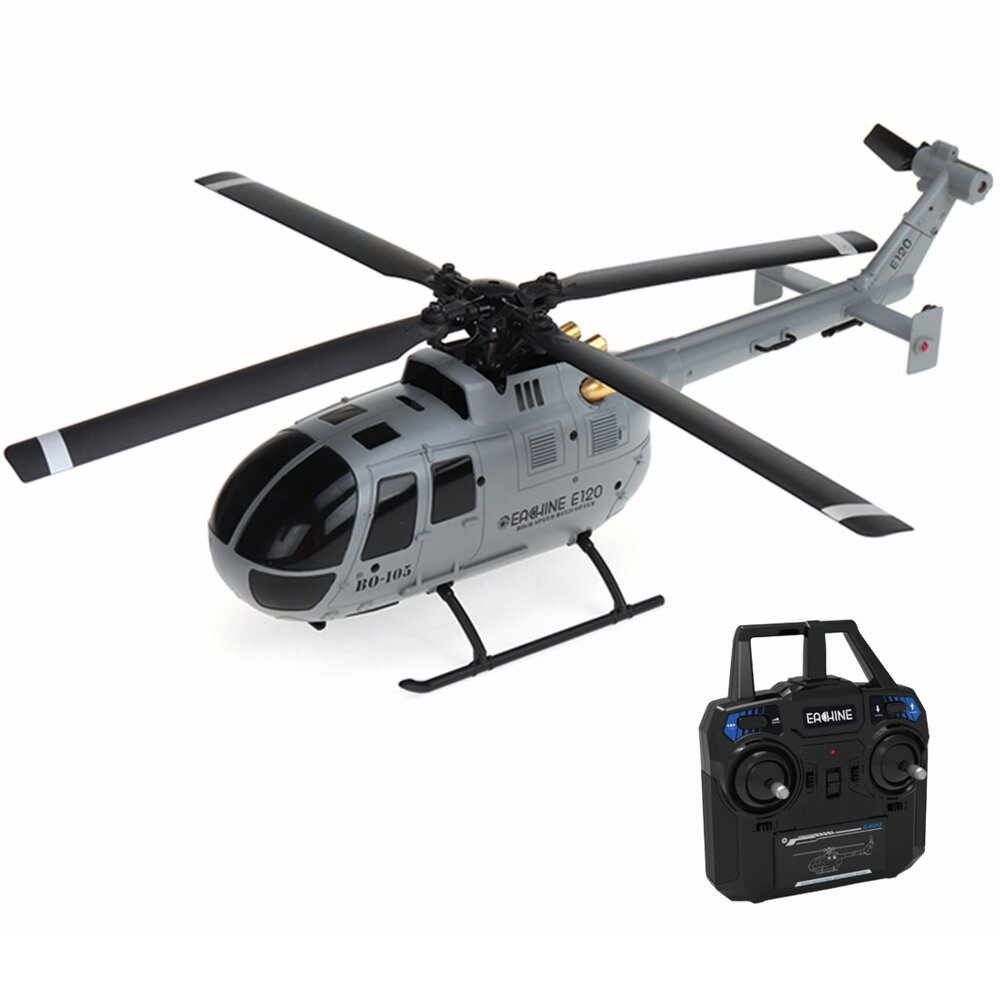 Eachine E120 2,4G 4CH 6-Assige Gyro Optische Stroom Lokalisatie RC Helikopter RTF zonder Stuurstangen