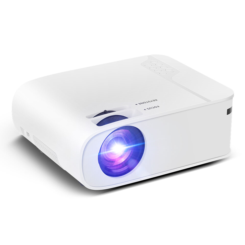 [Basisversion] ThundeaL TD93 1080P Projektor 5800 Lumen LED Mini Full HD Video Film Heimkino Smartphone Tragbarer Beamer