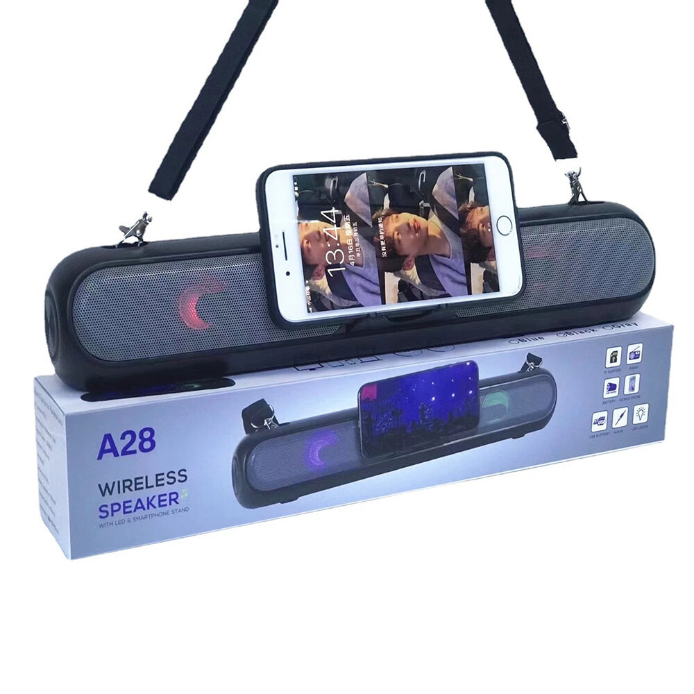 A28 Draadloze luidspreker Bluetooth Draagbare draadloze 1200mAh Ondersteuning TF-kaart Outdoor-luids