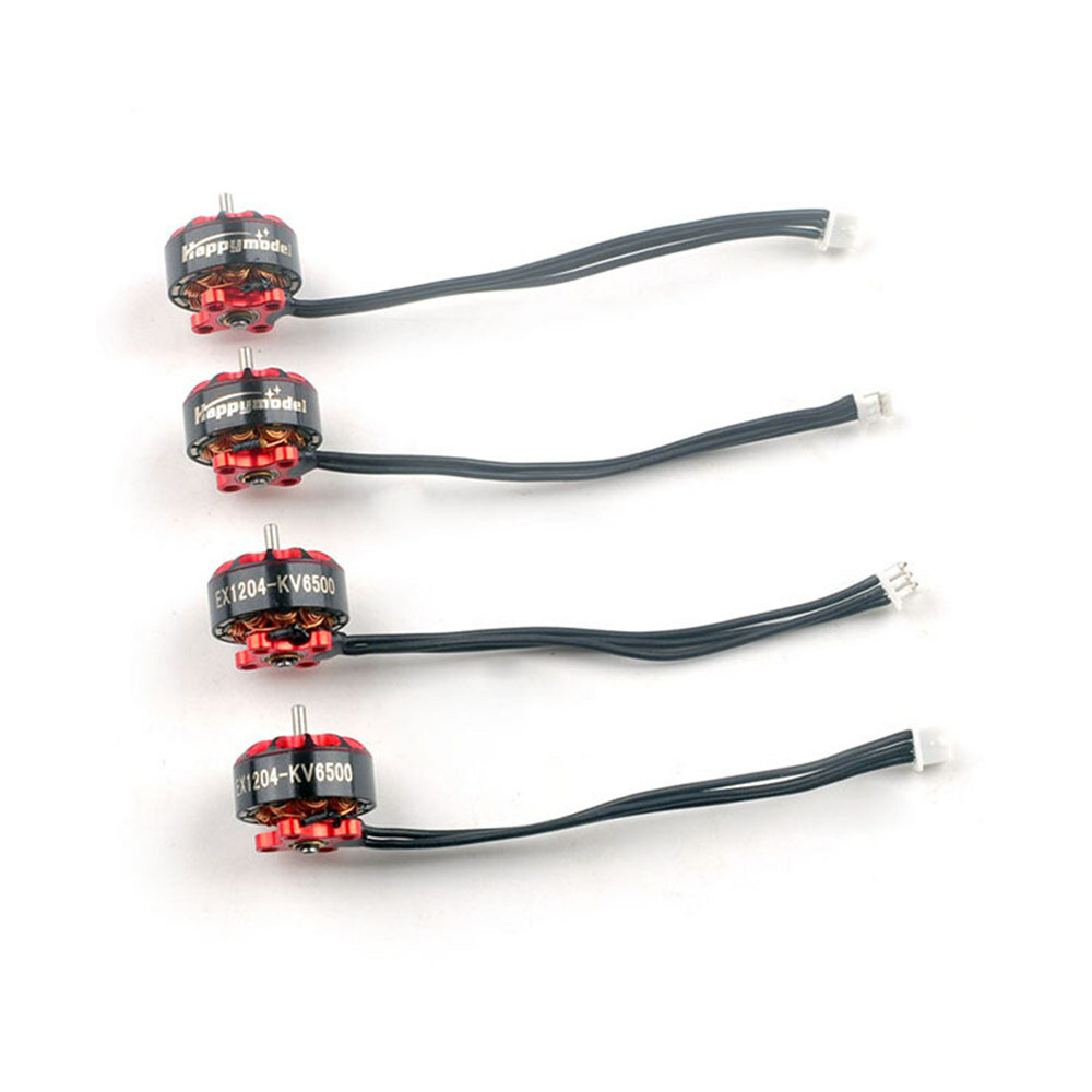 Happymodel EX1204 1204 5000KV 2-4S / 6500KV 2-3S Brushless Motor w / 60mm Wire & Connector for 3 بوصة Micro RC Drone FPV
