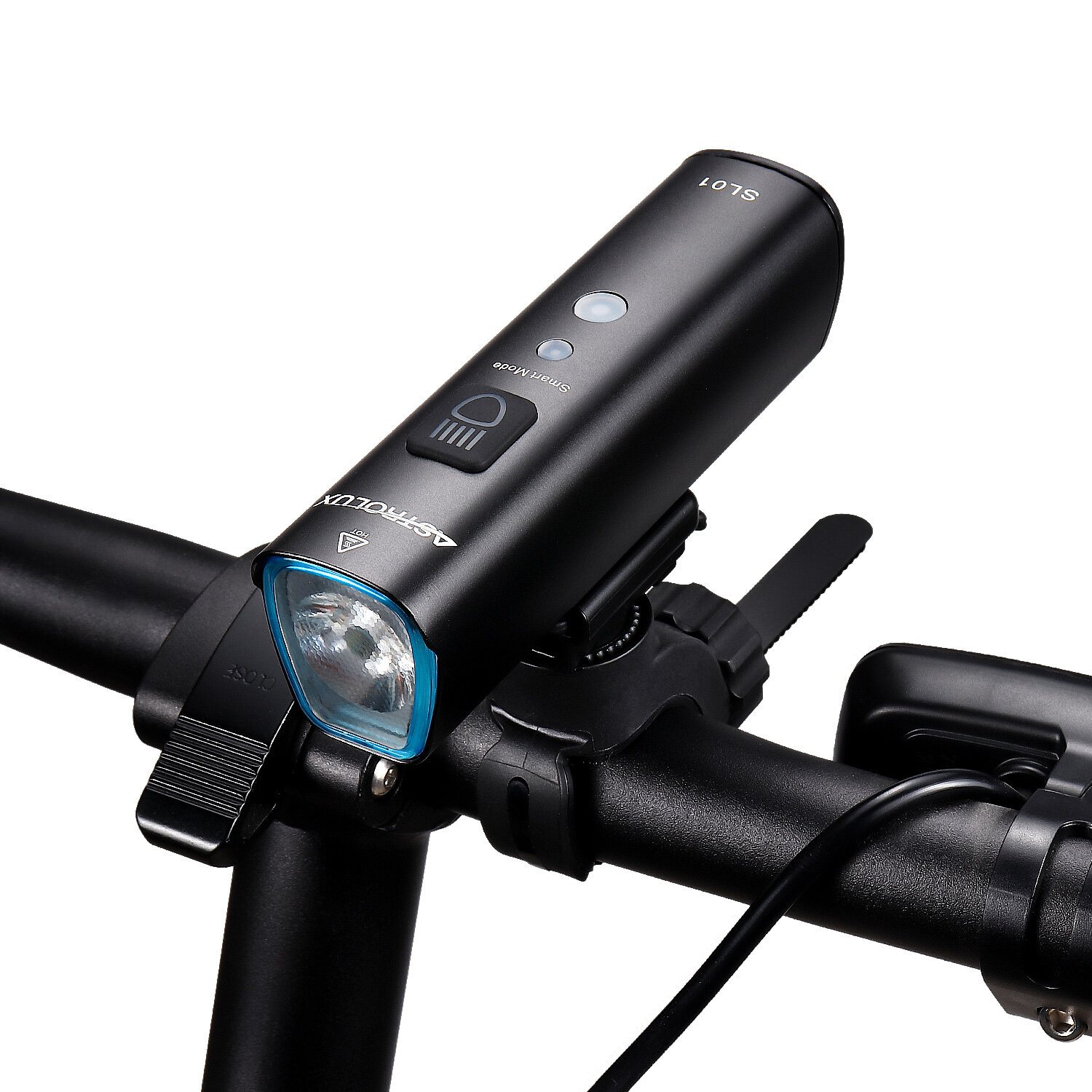 Astrolux® SL01 1000lm Luminosità e vibrazioni Rilevamento intelligente Luce per bici Torcia Ciclo faro Type-C Luce anter