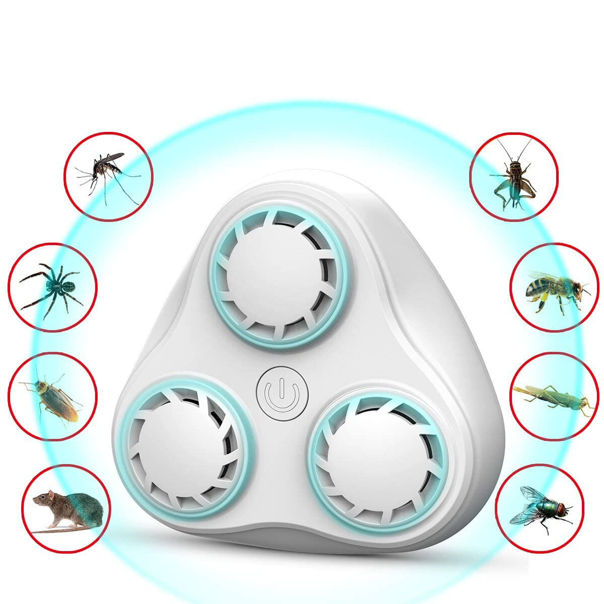 

BG310 Ultrasonic Plug Electronic Indoor Pest Control Mosquito Mice Spider Rodent Insect Repeller