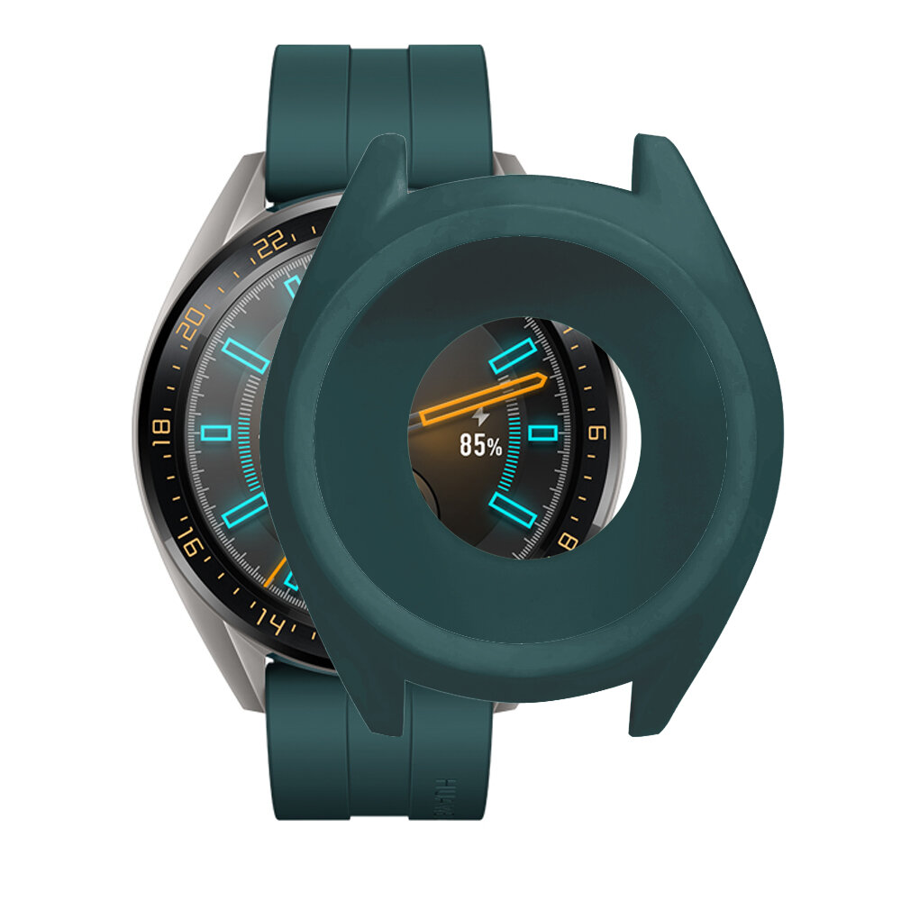 Siliconen Pure kleur horloge beschermhoes Watch beschermer voor Huawei horloge GT/GT Active