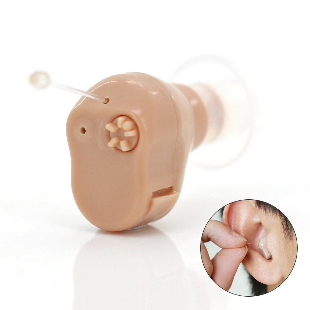 

Bakeey GE-T13 Portable Mini Wireless Hearing Aids Sound Amplifier with Trailing Line for the Elderly Deafness
