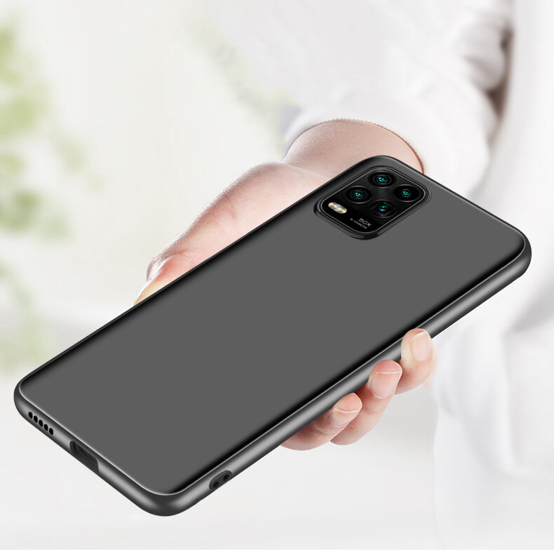 Bakeey for Xiaomi Mi 10 Lite Case Silky Smooth Anti-fingerprint Shockproof Hard PC Protective Case B