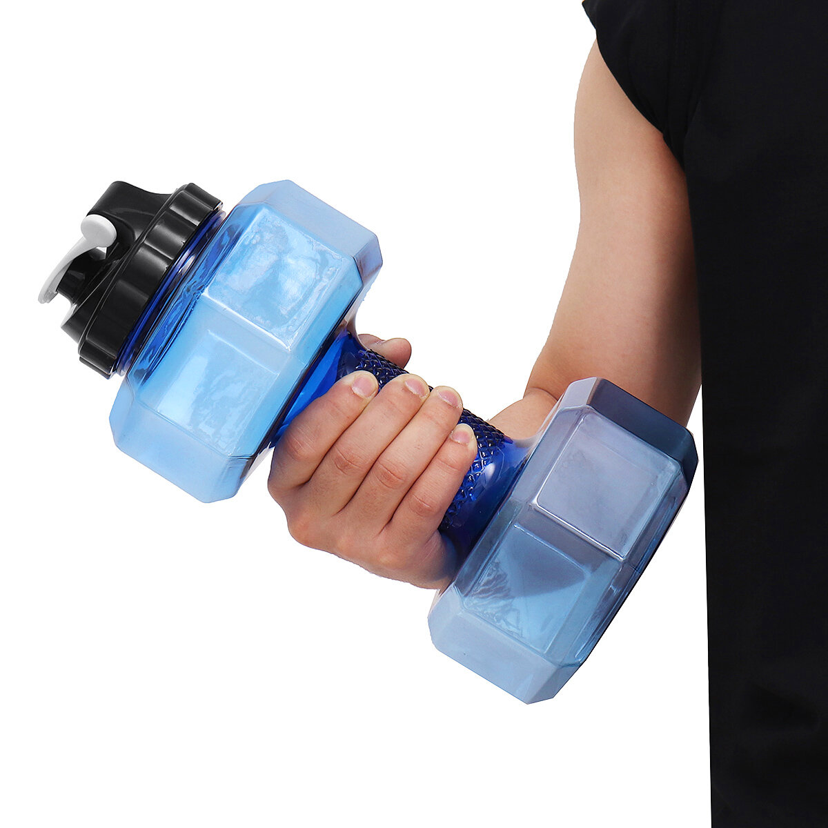 2.2L grote halter vorm Water Cup waterkoker draagbare Sport Gym Fitness fles