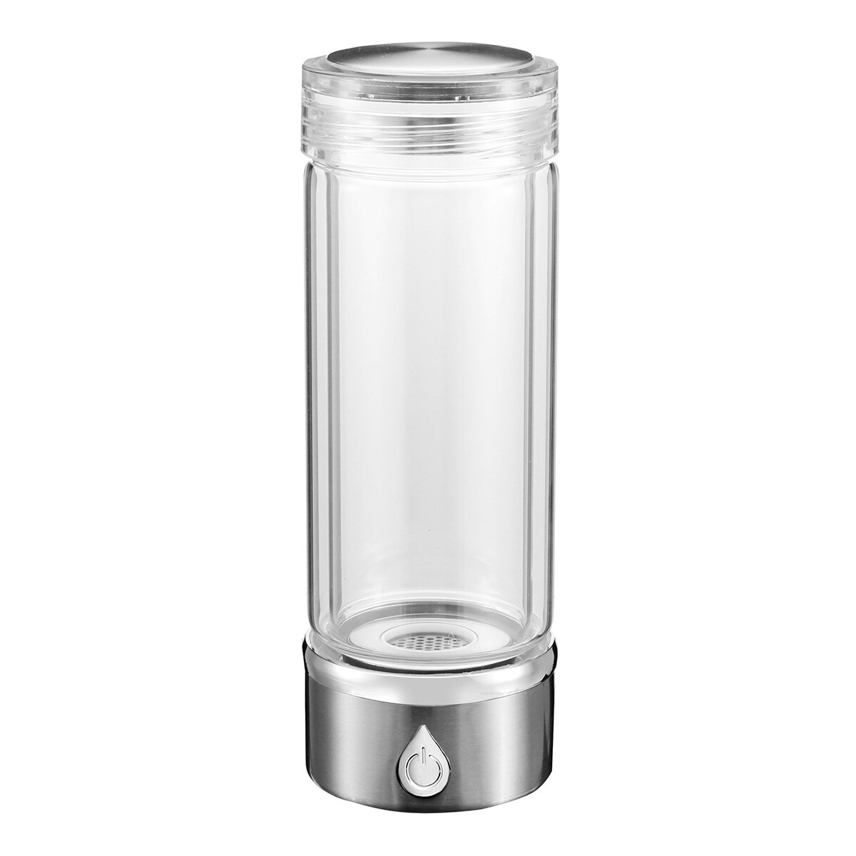 

IPRee® 420ml Water Bottle Health Glass 1500PPB SPE Membrane Quantum Hydrogen-rich USB Water Cup