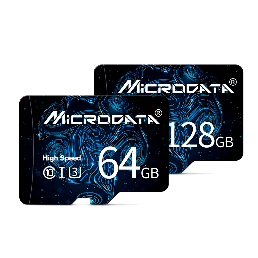 Microdata Class10 UHS-3 TF Memory Card High Speed 64G 128G 256G Memory Flash Card With Card Adapter
