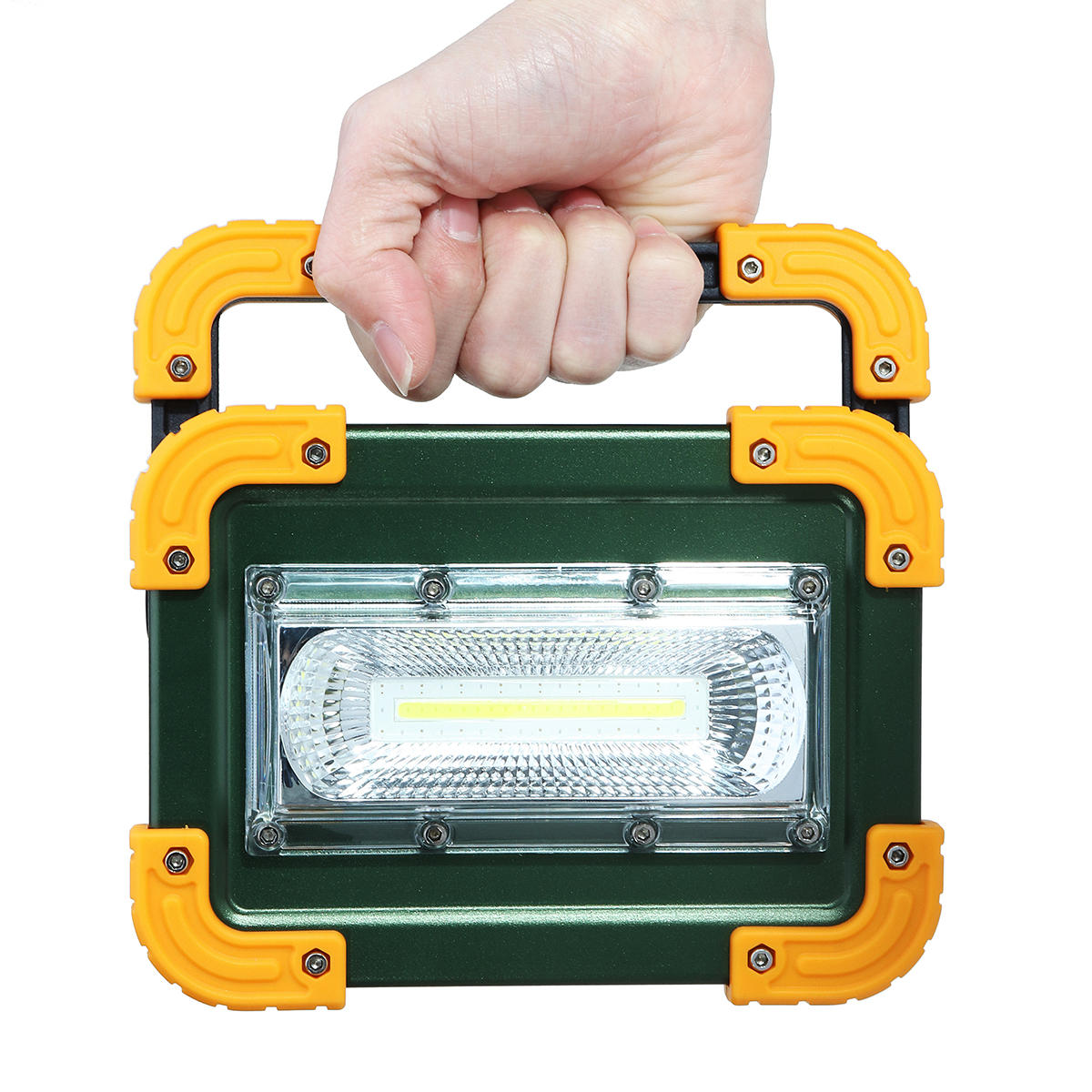 30 W LED COB Portátil Camping Luz USB Recarregável Ao Ar Livre Inundação Lanterna Spot Lâmpada de Trabalho