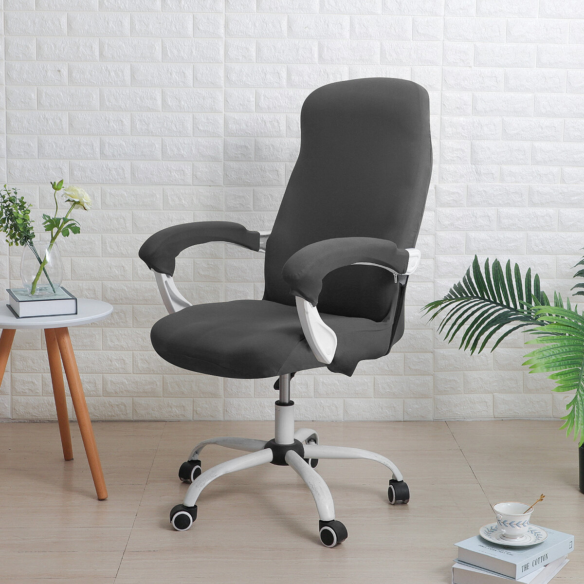 Office Chair Cover Universal Stretch Desk Chair Cover Computer Chair Slipcovers Non Slip Thick Gamin