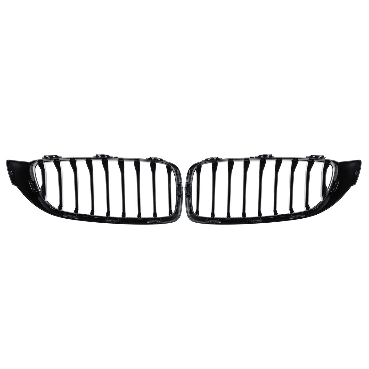 Car Gloss Black Kidney Grill Grille For BMW 4 Series F32 F33 F36 F82 Models Coupe