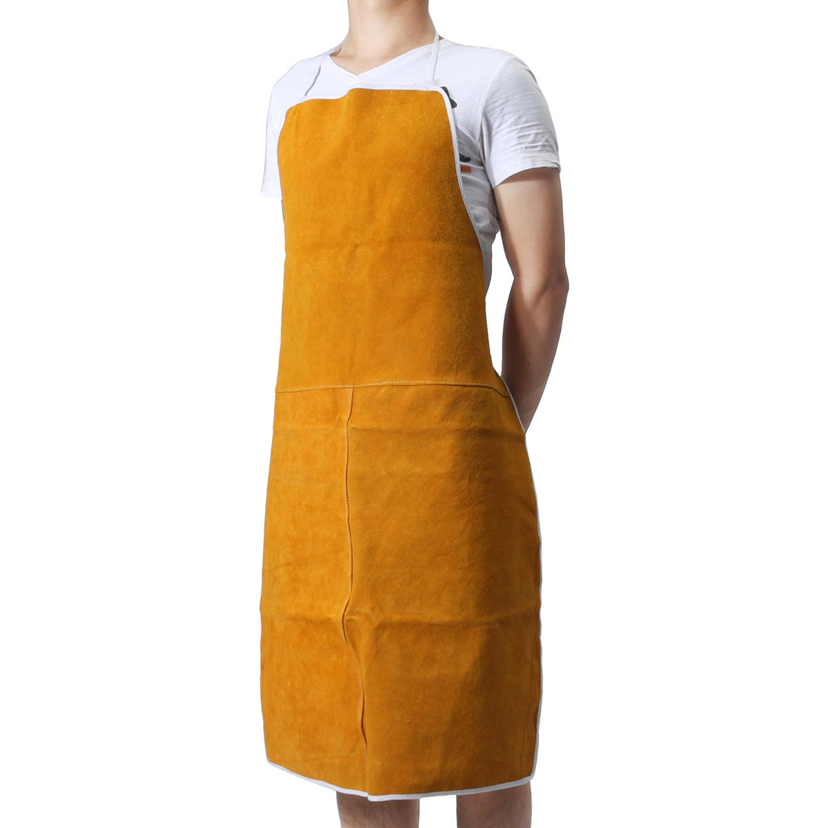 Cow Leather Welder Aprons Welding Heat Insulation Protection Apron Blacksmith US