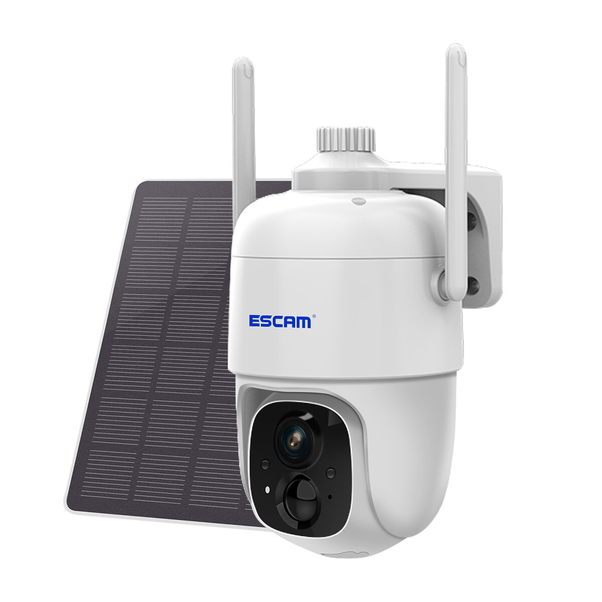 best price,escam,g24,3mp,wifi,ip,camera,with,5w,solar,panel,discount