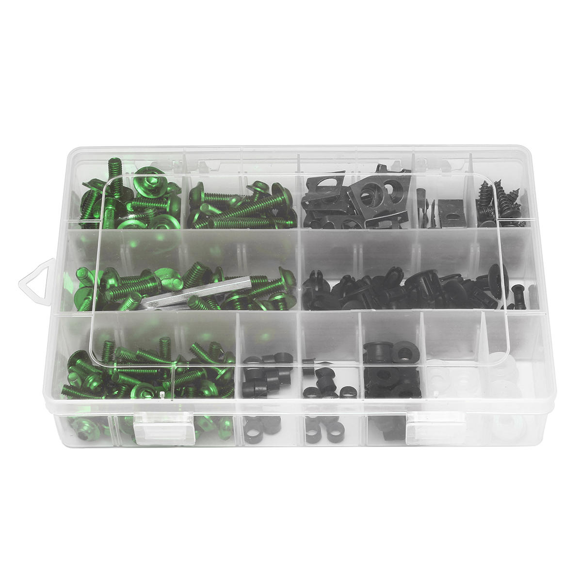 223pcs Motorcycle Complete Fairing Bolt Front Windshield Fastener Clips Screw Kits