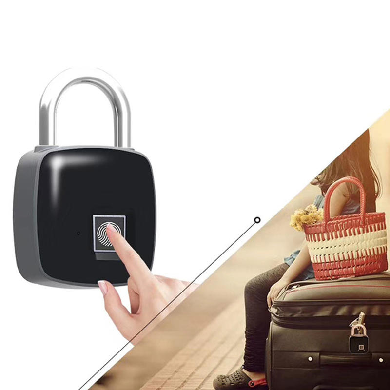 IPRee® P3 Diebstahlsicheres, intelligentes Fingerabdruck-Vorhängeschloß USB-Ladegerät für Outdoor-Reisen Koffer Sicherheitsschloss