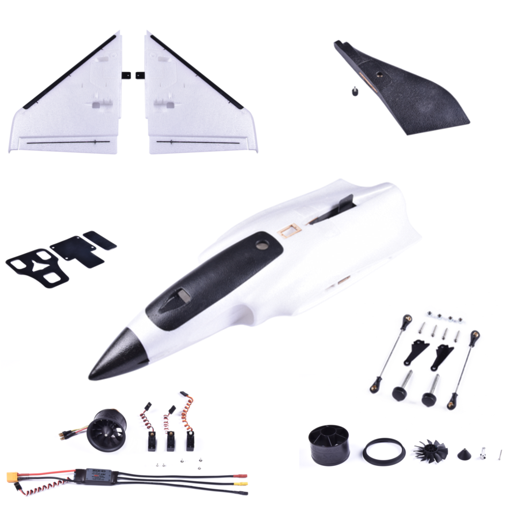 ZOHD Delta Strike 600mm RC Airplane Spare Parts Fuselage / Main Wing / Vertical Wing / EDF / Motor /